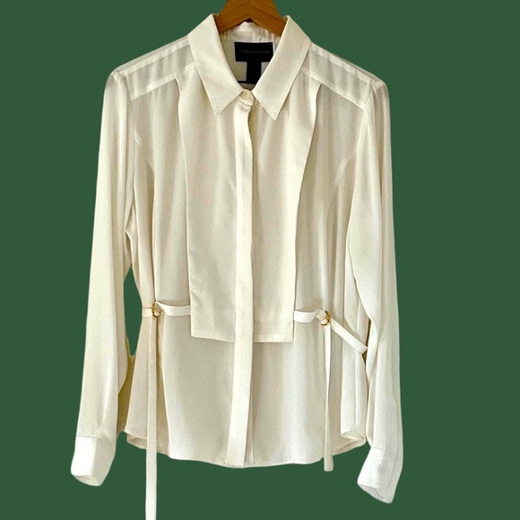 Frank Lyman Off-White Blouse NWT Size 16 - Picture 10 of 10